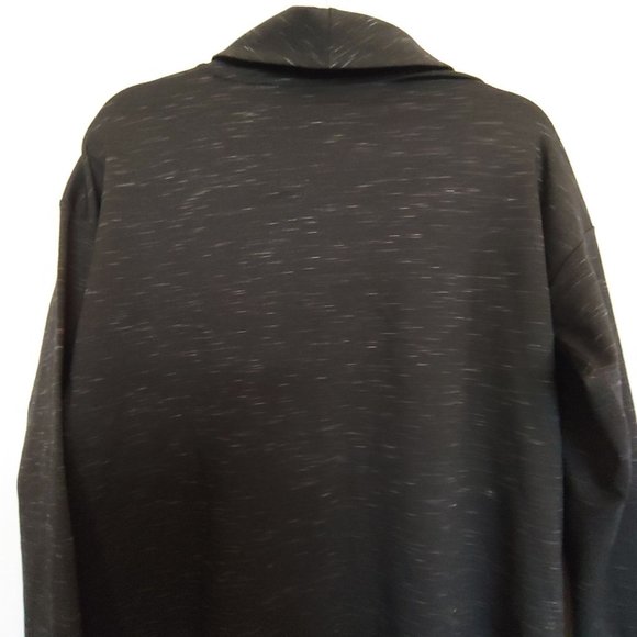 J. Jill Wearever black/gray long sleeve turtle neck knee length dress S pockets - Picture 8 of 15